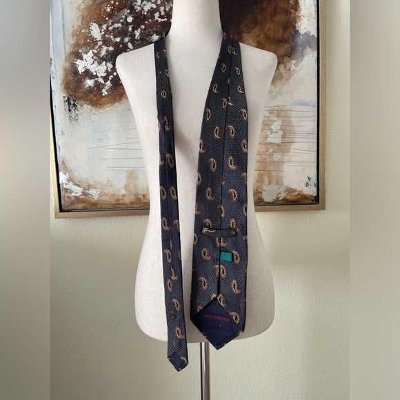 Rare Vintage PROCHOWNICK Paisley 100% Seta / Silk Mens neck tie ~ - Picture 5 of 11
